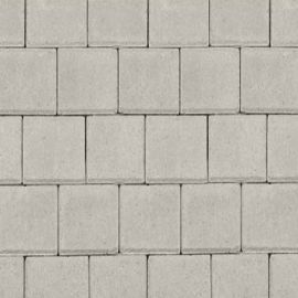 Halve betonklinkers 8 cm grijs